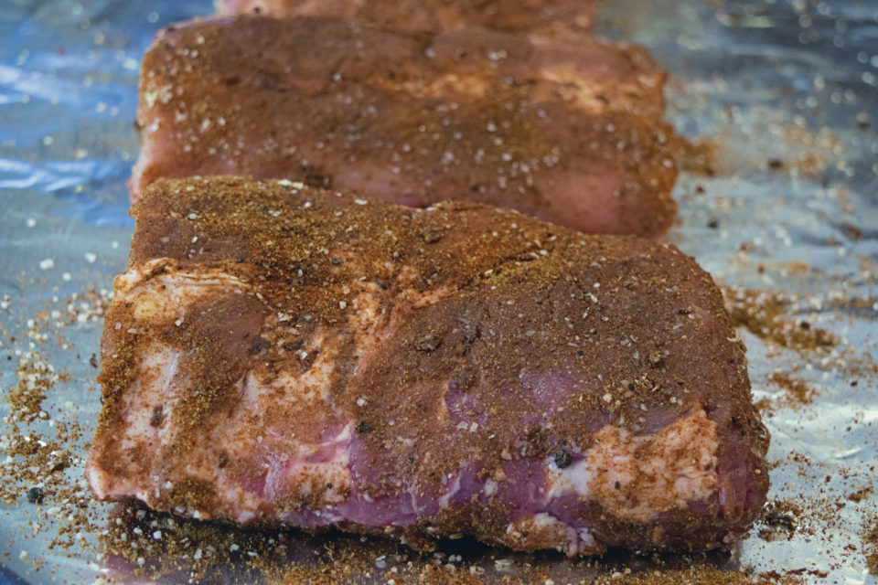 ribs with spice rub